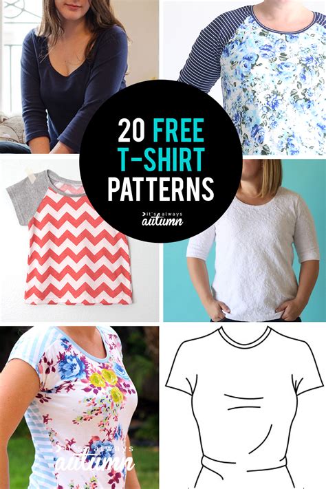 simple t-shirt patterns.